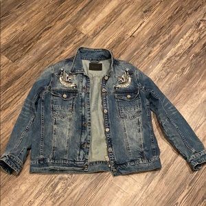 Blank NYC “out of sight, out of mind” Jean jacket